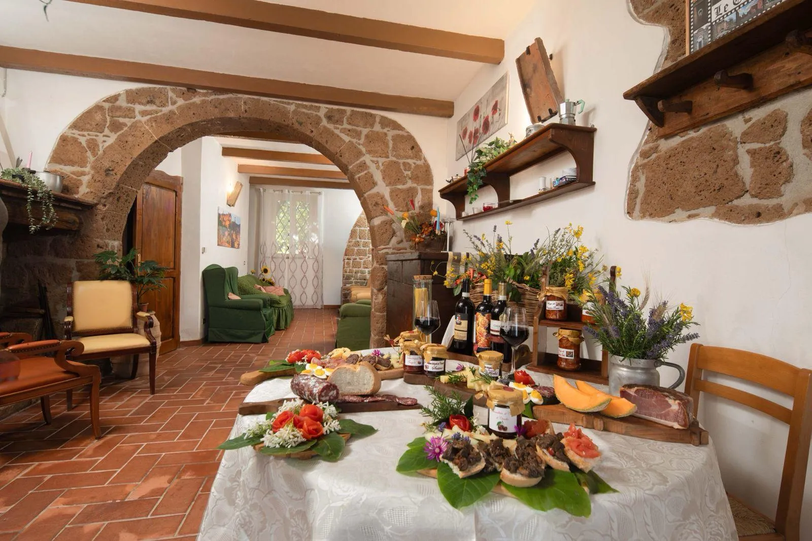 Il tavolo da pranzo de Il Caminetto