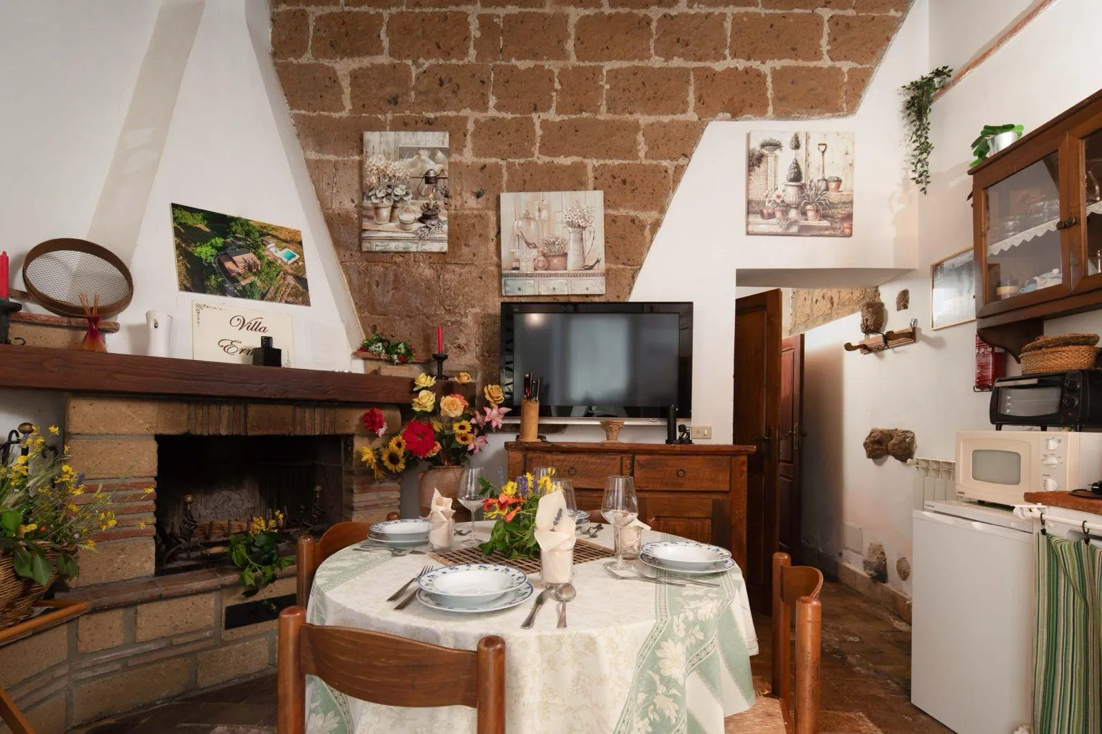L'angolo cottura attrezzato de La Carraia