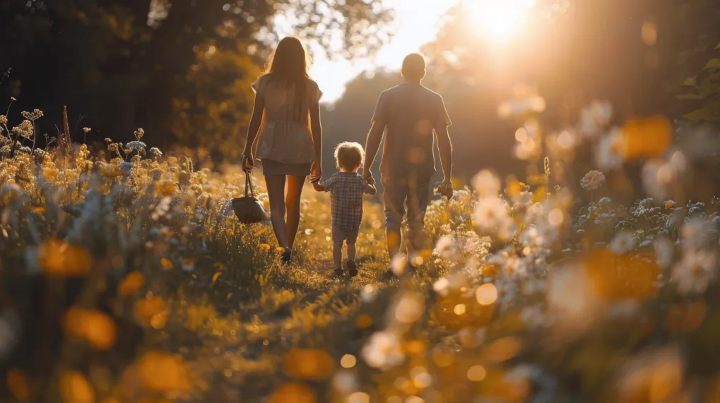 Momenti in famiglia negli spazi esterni di Villa Ermida